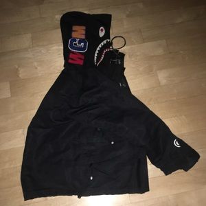 bape shark snowboard jacket